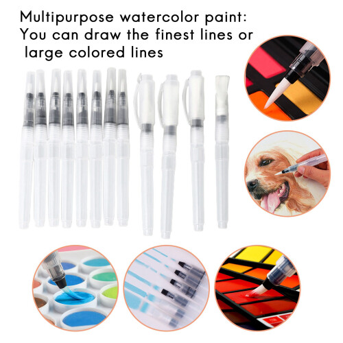Waterpenseelset, aquarelset, aquarelverfset 2