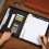 Organizer Portfolio με φερμουάρ, Δερμάτινος Κάδος Padfolio 10