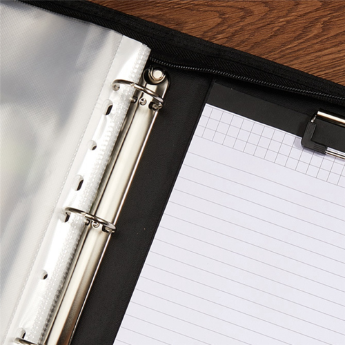 Organizer Portfolio με φερμουάρ, Δερμάτινος Κάδος Padfolio 2