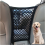 Rete di protezione per auto per cani con organizer in rete per bambini 4