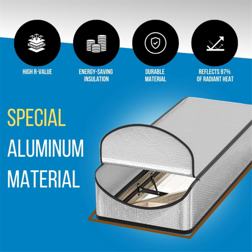 Attic Stairs Insulation Cover with Zipper Insulato 2