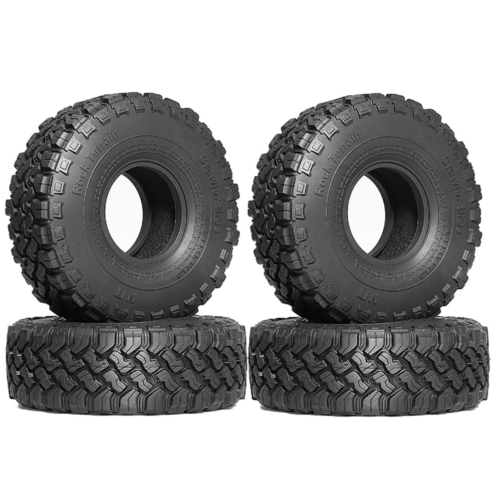 4Pcs 116Mm 1.9 Inch Rubber Tire Wheel Tyre For 1/1 4851430240186