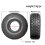 4 stk 116 mm 1,9 tommer gummidekk til 1:1-skala 4