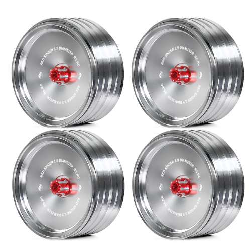 4 st/set, 1,9 tum metallretro spegelnav för 2