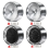 4 st/set, 1,9 tum metallretro spegelnav för 7