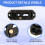 Winch Control Mount Plate Metal Hook Recovery Tool 8