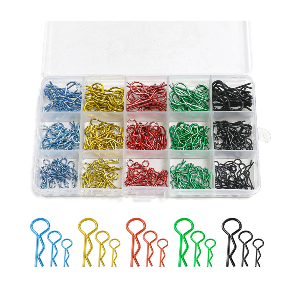 260Pcs 1/8 1/10 1/16 Rc Car Body Shell R Clips Bod 4851430241527