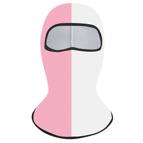 (D, Multicolor) Full Face Motorcycle Mask Milk Silk Windproof Thin Breathable Summer Cycling Face Shield