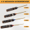 4pcs/Set Titanium Plating 1.5mm/2mm/2.5mm/3mm Hexa 6
