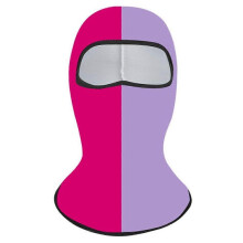 (F, Multicolor) Full Face Motorcycle Mask Milk Silk Windproof Thin Breathable Summer Cycling Face Shield