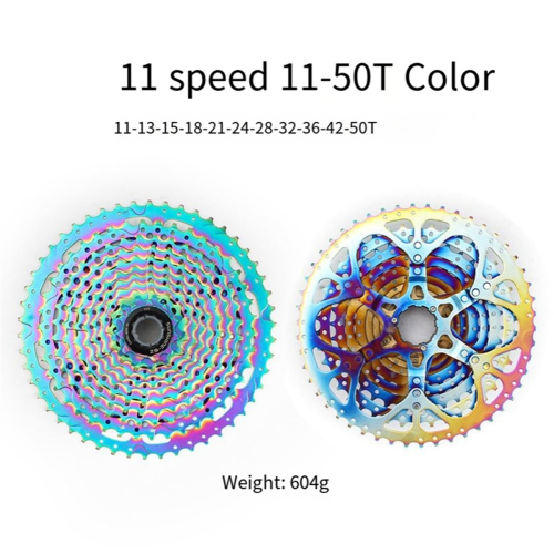 Cassette VTT 9 Vitesses Bolany 11-32T En Titane Doré - Compatible Shimano - Garantie 2 Ans