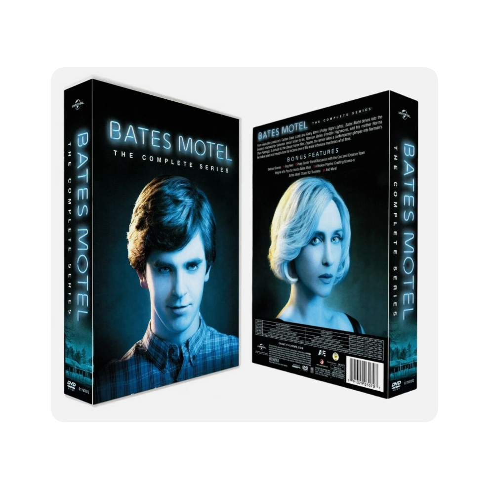 Bates Motel: the Complete Series Season 1-5 ( DVD, 2017, 15-Disc Set)
