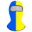 (H, Multicolor) Full Face Motorcycle Mask Milk Silk Windproof Thin Breathable Summer Cycling Face Shield 1