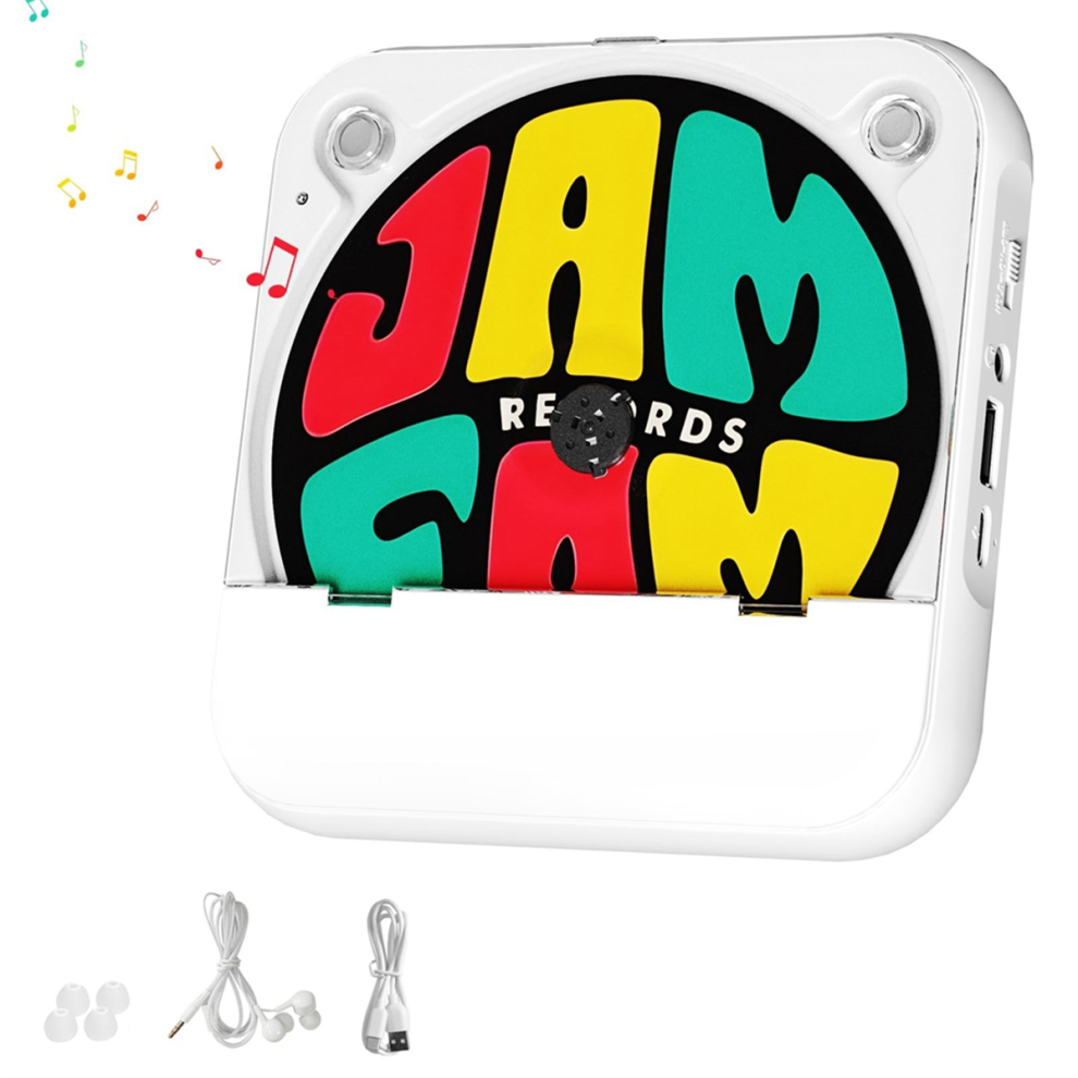 Lettore Cd Portatile Con Bluetooth, Ricaricabile Pl-image