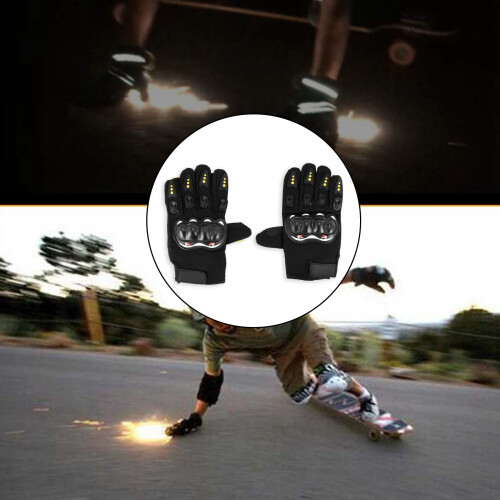 Luvas de skate para proteção de longboard e deslizamento em declive 2