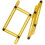 4 Colors Plastic Angle Model Tool, Protractor, Metric Scale Multi-angle Measuring Ruler 3