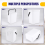 1.3 Gallon Kitchen Compost Bin Trash Can with Lid 10