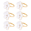 Lot de 6 ronds de serviette en forme de fleur, porte-boucles florales Dini 3