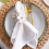Lot de 6 ronds de serviette en forme de fleur, porte-boucles florales Dini 6