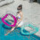 Full Transparency Water Ring Swimming Ring with Heart-shape Inflatable for Adult 4