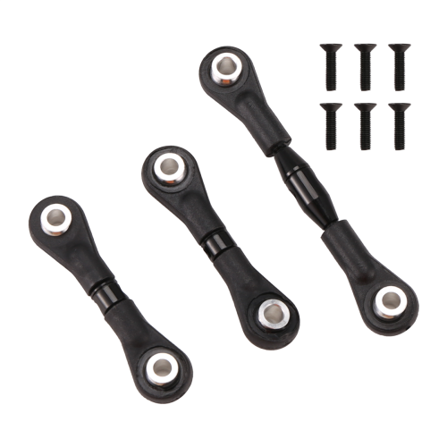 3Pcs Metall Lenkstange Link Krawatte für TT-01 TT01 1/