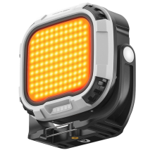 Täyttövalo 28 W:n magneettinen LED-videokamera, punainen kahva