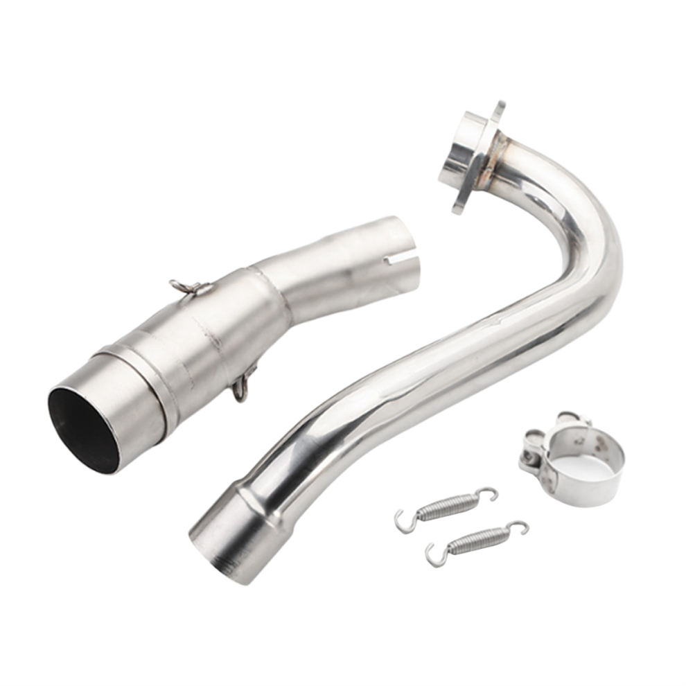 Motorcycle Modified 51Mm Front Exhaust Pipe Escape Silver 4851201125582