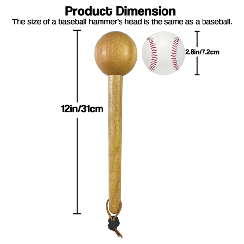 Martello da baseball, guanto da softball, monoblocco 2