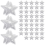 50 Pcs Star Sequins Sew Iron on Applique Embroider 1