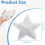 50 Pcs Star Sequins Sew Iron on Applique Embroider 5