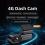 4G WLAN Dashcam Mini Auto DVR Front- und Rückkamera Dual 3