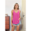 Casual Spaghetti Strap Rosa Rosso M 6