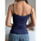 Top estivi da donna con pizzo e spalline sottili 9