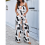 Dames sommer Boho afslappede jumpsuits med vidt ben 9