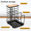 Portacoltelli e tagliere 3 in 1, metallo H 7