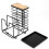 Portacoltelli e tagliere 3 in 1, metallo H 4