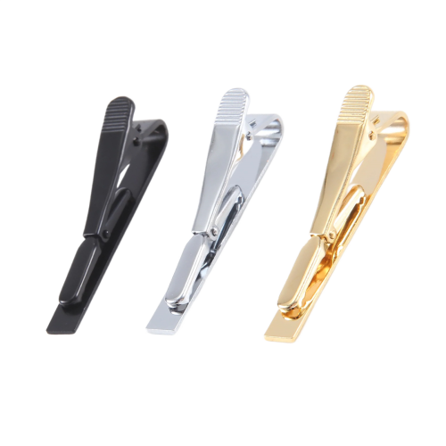 3 pezzi Fermacravatta, Fermacravatta Uomo Argento Oro 2