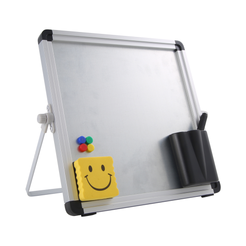 Klein, draagbaar, magnetisch whiteboard voor op het bureau 1