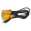 KVM-switch, USB-VGA-switch til 4 PC'er, der deler én video 7