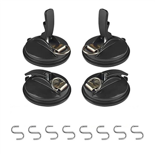 Lot de 4 ventouses robustes avec ventouses