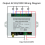 Controle remoto sem fio AC100-240V 4CH LED Light 3
