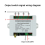 Controle remoto sem fio AC100-240V 4CH LED Light 4
