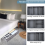 50L Under Bed Storage Box with Lid, Foldable Linen 6