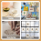80 Pcs Unfinished Wood Pieces 4x4Inch Blank Square 6