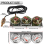 Kit de jauges triples huile/volts/eau, 2 pouces, chromé 5