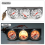 Kit de jauges triples huile/volts/eau, 2 pouces, chromé 3