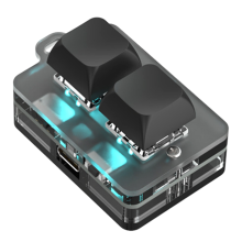 Bluetooth Mini 2-toetsen toetsenbord kopiëren plakken hot swap Ga