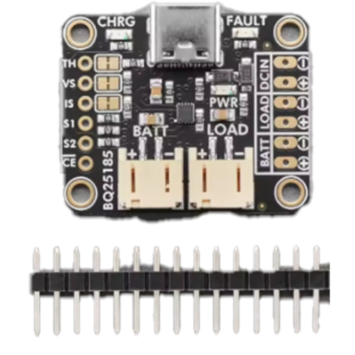 6092 Bq25185 USB / DC solarlader med 3,3V buck-omformer 1