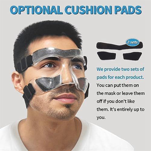 Protetor nasal, adequado para narizes quebrados, máscara com 2