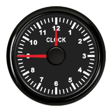 0–12 timmar mätare 2 tum 52 mm klockmätare med Re